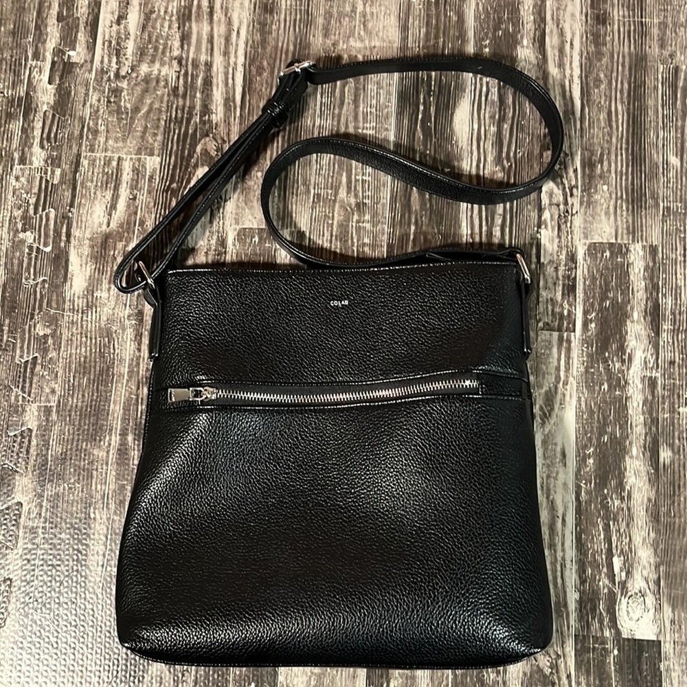 CoLab Pebbled Faux Leather Shoulder bag